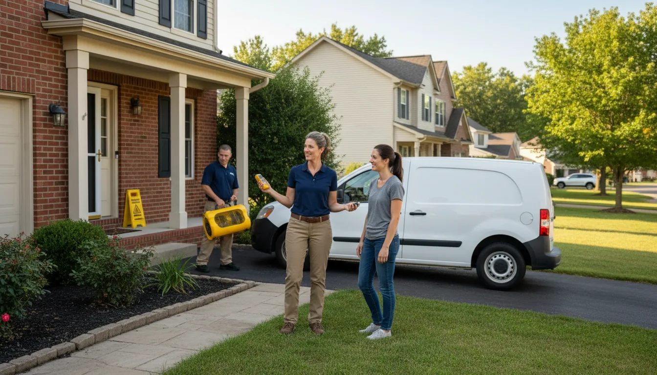 Residential water damage restoration in North Fork, ID